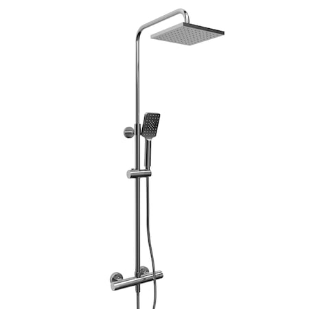 Riobel Duo Shower Rail With Type T (Thermostatic) 1/2" External Bar CSTQ57C